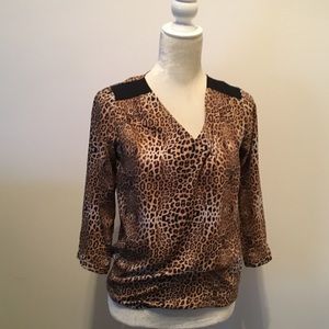 The Limited leopard print top